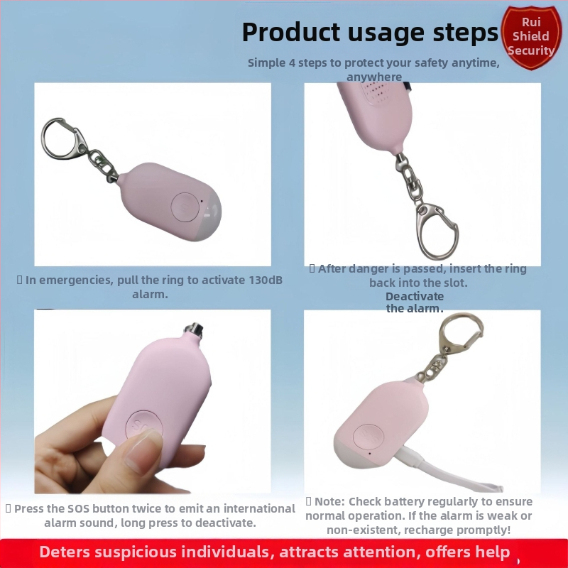 Трансграничен производител на интелигентни анти-вълчи аларми/аларми за безопасност за момичета на открито/фенерчета