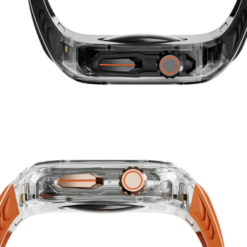 Potrivit pentru carcasa Apple Watch, carcasă transparentă modificată Lambo, carcasă de protecție curea Applewatch987Se65