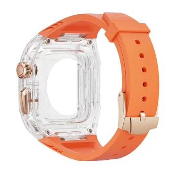 Potrivit pentru carcasa Apple Watch, carcasă transparentă modificată Lambo, carcasă de protecție curea Applewatch987Se65