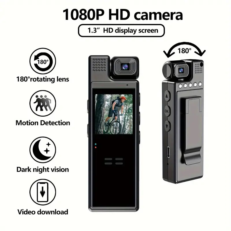 HD 1080P конферентен рекордер, нощно виждане, wifi камера, външен видеозапис, спортна камера, видеокамера
