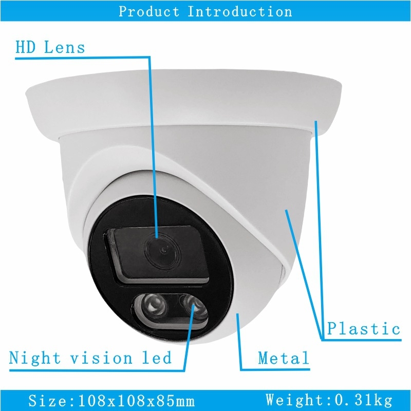 8 milijonų IR kamerų 8MP 4K AHD TVI CVI apsaugos sistemos IR kamera