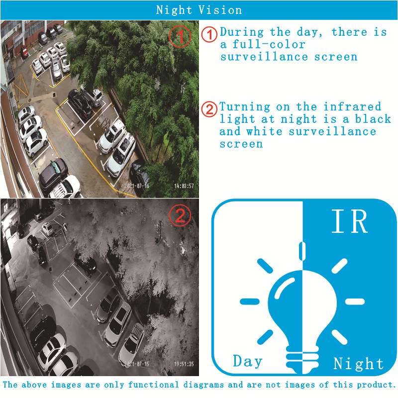 8 milijonų IR kamerų 8MP 4K AHD TVI CVI apsaugos sistemos IR kamera