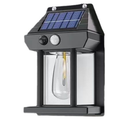 Saulės sodo lempa, itin ryškus apšvietimas, buitinė lauko žmogaus kūno indukcinė lempa, vandeniui atspari priekinis žibintas, volframo viela, automatinis ryškus žibintuvėlis