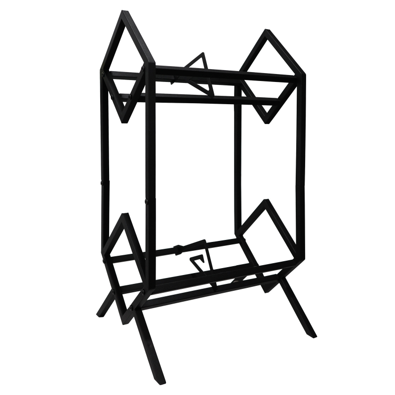 Kodumajapidamises kasutatava elutoa plaadiriiul, multifunktsionaalne vinüülplaatide hoiuriiul, loominguline mitmekihiline rauast ja puidust plaadiriiul