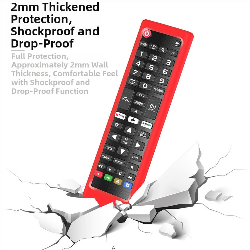 Силиконов защитен калъф за дистанционно управление Lg, подходящ за Amazon, универсален, светещ, за телевизор, серия Akb.