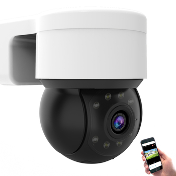 Мониторингова интелигентна камера Безжична Wi-Fi интелигентна 360-градусова проследяваща топка за външна дъждоустойчива камера