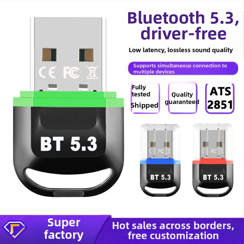 USB arvuti Bluetooth-adapter 5.3 toetab arvuti töölaua välist Bluetooth-peakomplekti vastuvõtja saatja draiverita
