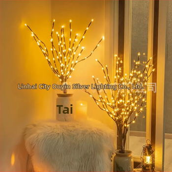 Šviesos girlianda LED šviesos kostiumui - maitinamas baterijomis, skirtas vidaus vazoms, Naujųjų metų dekoratyvinėms dydžio lemputėms, kryžminėms medžio eglutės lemputėms