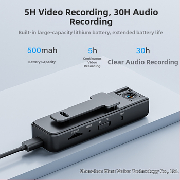 A9 tagaklambriga kaamera 1080P konverentsisalvesti välistingimustes sportimiseks 180 kraadi pöörleva objektiiviga digitaalkaamera