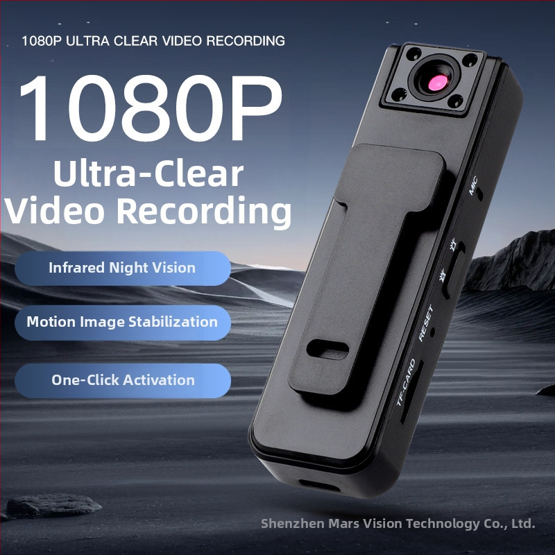 A9 Задна клип камера 1080P Конферентен рекордер Спорт на открито 180 градуса въртящ се обектив Цифрова камера