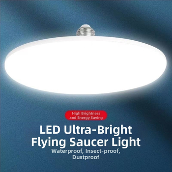 LED-pirn E27 keeratav valge üliere majapidamispirn veekindel suure võimsusega energiasäästlik lamp lendav taldrik lamp äriline rippvalgusti