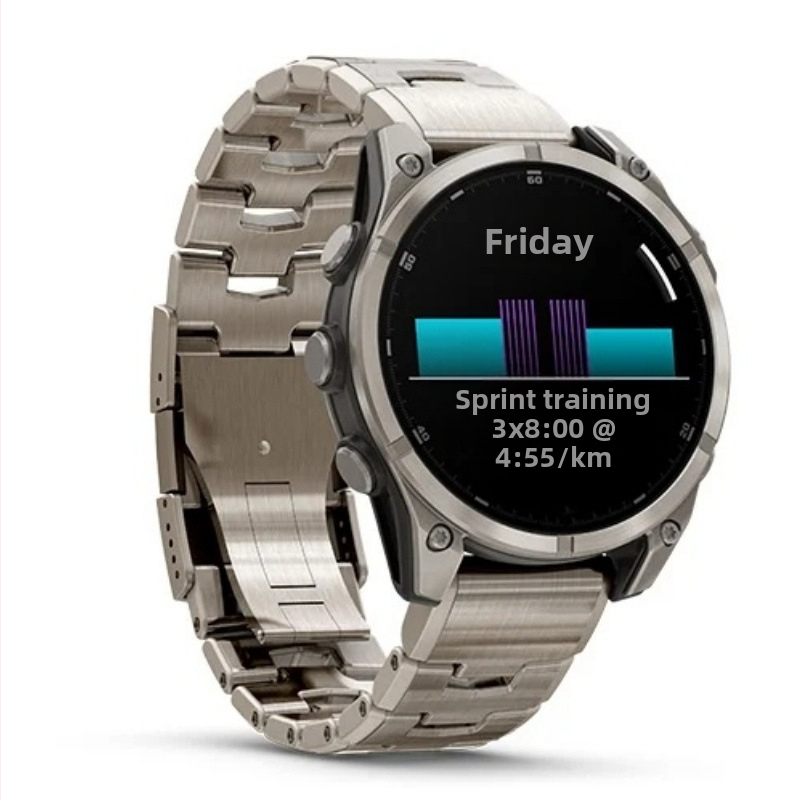 Vhodné pre Jiaming F-nix 8 AMOLED puzdro s rýchloupínacou prackou a remienkom v tvare korytnačky, 47 mm titánový remienok, nový
