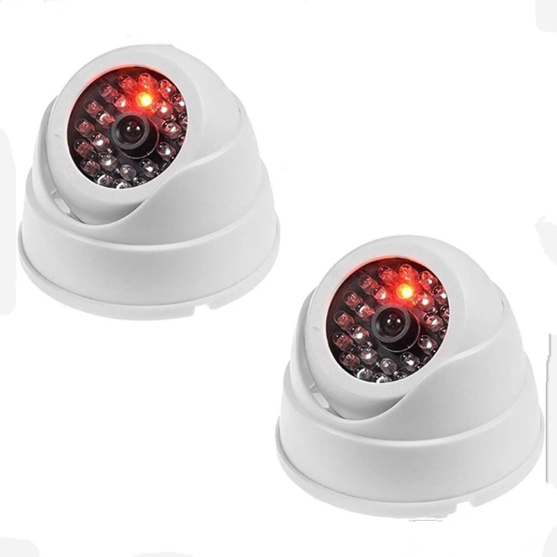 Gamykloje nauja, aukštos kokybės imitacinė kamera, netikra stebėjimo sistema namams, vidaus ir lauko dekoracijoms, baltas namų kriauklelių rinkinys, keturios pakuotės.