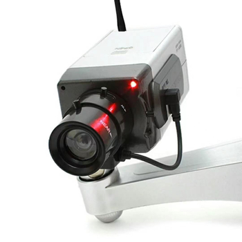 Προσομοίωση κάμερας ψεύτικης παρακολούθησης μοντέλο οθόνης LED φως που αναβοσβήνει αισθητήρα περιστροφής 1400