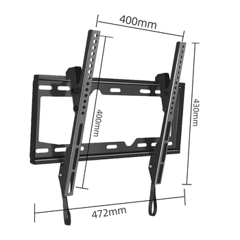 Suport TV reglabil anshida 2268, suport de perete potrivit pentru Skyworth TCL Xiaomi 43 55 65 75 inch