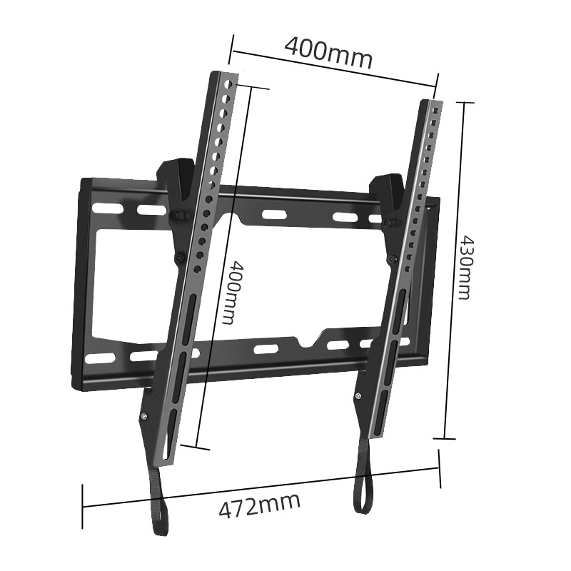 Suport TV reglabil anshida 2268, suport de perete potrivit pentru Skyworth TCL Xiaomi 43 55 65 75 inch