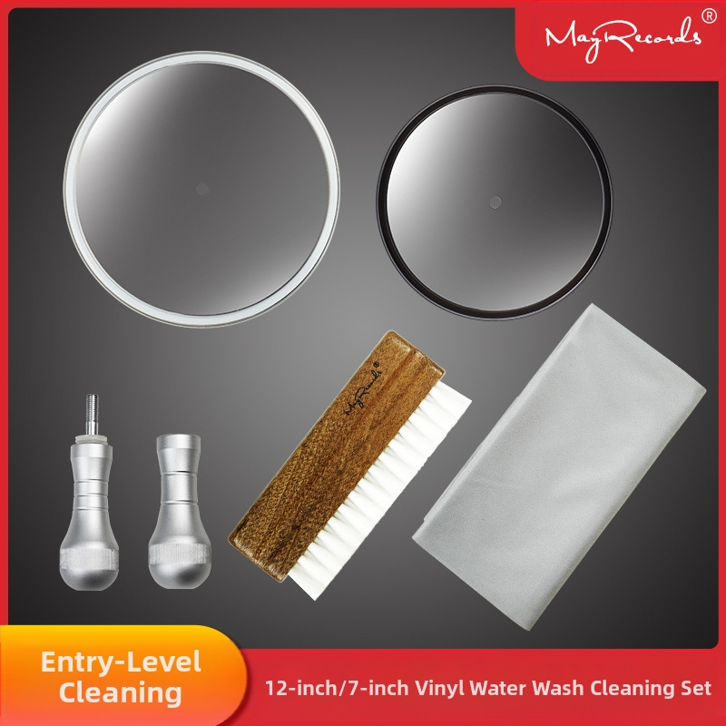 Комплект щипки за почистване на винилови плочи, инструмент за почистване на водоустойчиви винилови щипки, четка за почистване на плочи