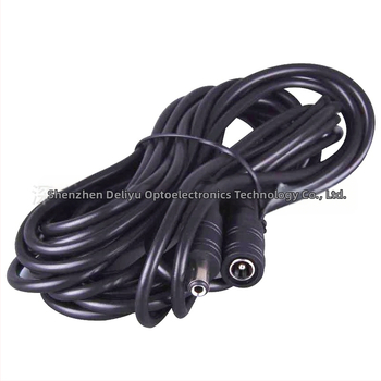 10 m nuolatinės srovės maitinimo laidas, LED šviesos juostos kabelis, 5,5 x 2,1 mm nuolatinės srovės prailginimo laido adapteris, kištukas ir lizdas