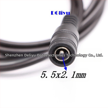 10 m nuolatinės srovės maitinimo laidas, LED šviesos juostos kabelis, 5,5 x 2,1 mm nuolatinės srovės prailginimo laido adapteris, kištukas ir lizdas