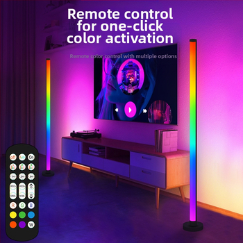 Tehase otsetarne põrandale paigaldatav atmosfäärivalgusti LED-magamistoa dekoratiivvalgusti elutoa pühadepeole fantaasiamuusika atmosfäärivalgusti