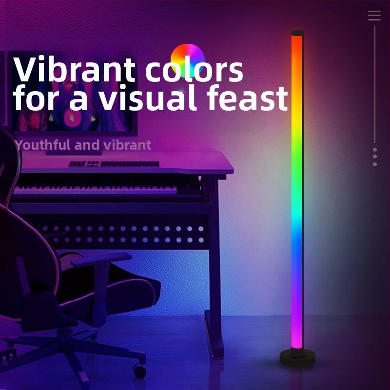 Tehase otsetarne põrandale paigaldatav atmosfäärivalgusti LED-magamistoa dekoratiivvalgusti elutoa pühadepeole fantaasiamuusika atmosfäärivalgusti