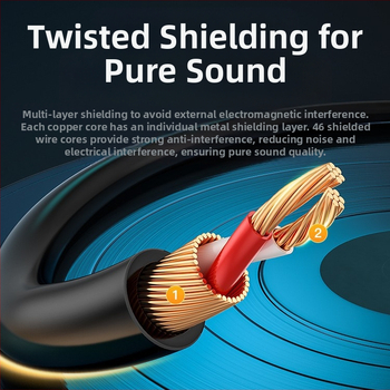 Akihabara QS6721 3,5 mm topelt-Lotus One ja Two 3,5 kuni 2 RCA arvutikõlari liiniheli jaoks