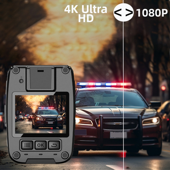 Nešiojamasis 4K HD teisėsaugos įrašymo įrenginys Nešiojamasis teisėsaugos prietaisas Įrašymo teismo ekspertizės prietaisas HD infraraudonųjų spindulių naktinio matymo