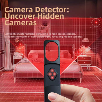 Kaameradetektor Traadita signaali infrapunaskanner Positsioneerimisvastane jälgimine Hiilimisvastane tulistamine T18 nutikas detektor