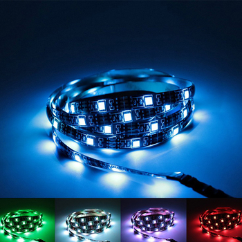 5V Bluetooth комплект светлинни ленти за музикално приложение 5050RGB с гола платка USB трицветна димираща светлина за телевизор, електронни спортове