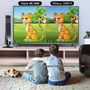 Piiriülene 4K HD digitaaltelevisiooni antenn siseruumides veekindel mini-TV signaali vastuvõtja HDTV antenn