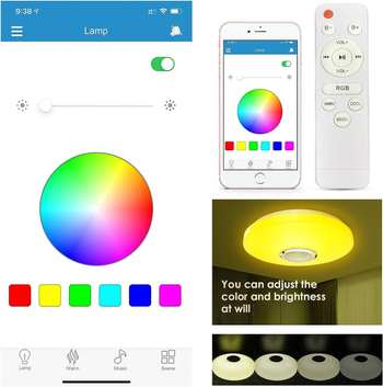 36W Rgb Farbwechsel Led Deckenleuchte Dimmbare Mit Bluetooth