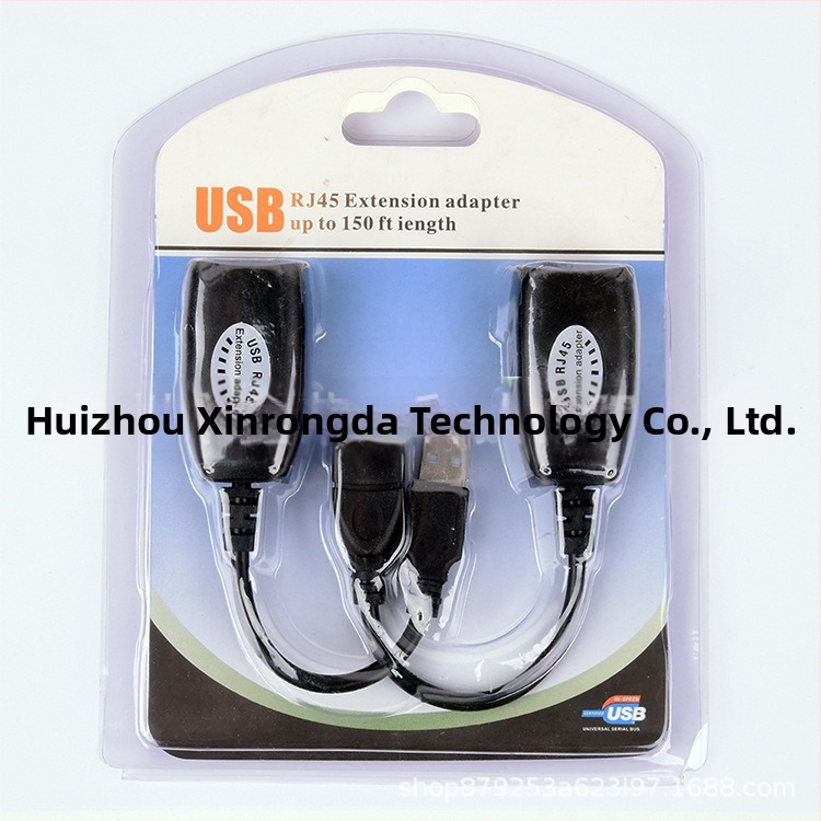 Tarpvalstybinis USB ilgintuvas, 50 m USB ilgintuvas, signalo stiprintuvas, USB 2.0 į RJ45 tinklo ilgintuvas