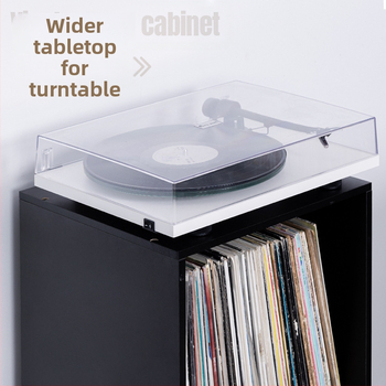 Jaapani stiilis lihtne vinüülplaatide hoiukapp LP-virnastatud kapp Vaba kombinatsioonkapp Vinüülplaatide hoiustuskarp Hoiuriiul