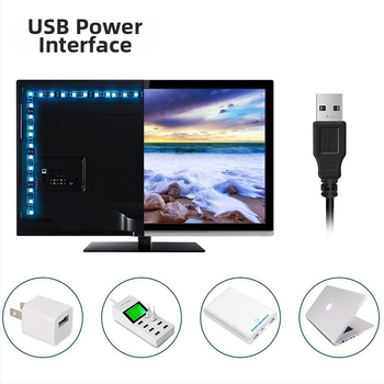 Tehase otsetarne kuum müük 5v valgusriba 2835 teleri taustavalgusriba toakaunistuseks pehme valgusriba rgb valgusriba ülikond