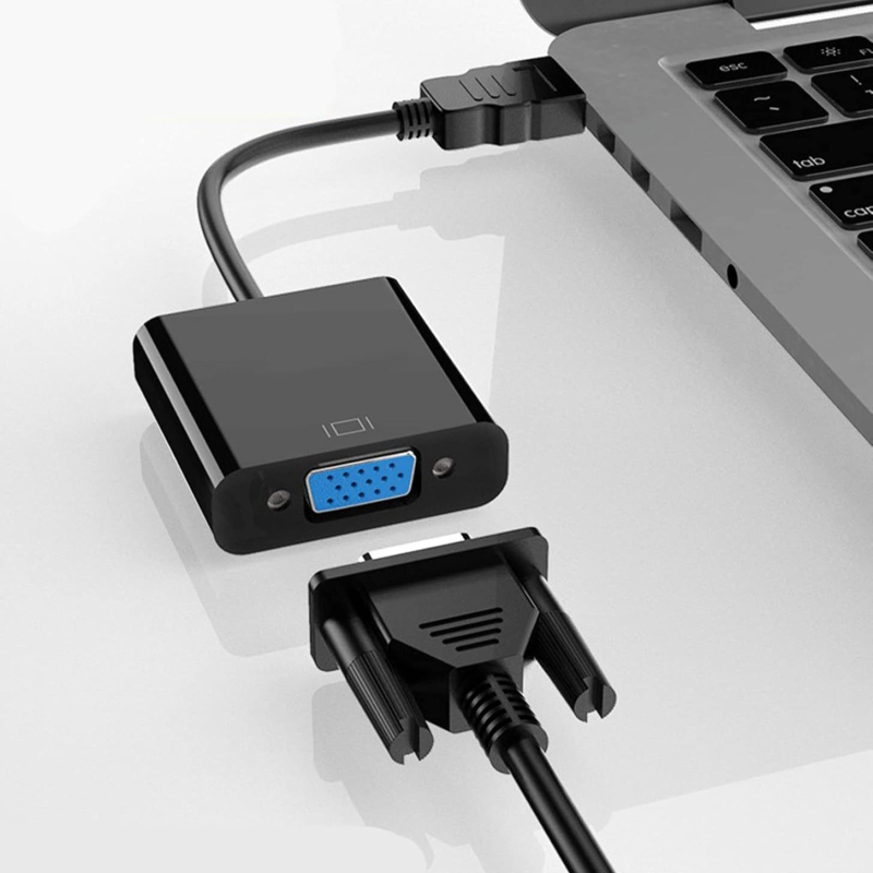 HDMI към VGA конвертор, кабелна телевизия, лаптоп, HDcphdmitovga конвертор, High Definition конвертор