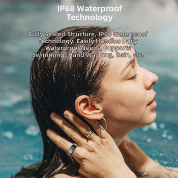 Смарт пръстен, пулс, кръв, кислород, сън, наблюдение, проследяване, пръстен, водоустойчив, здраве, NFC, пръст, черен, технология, многофункционален