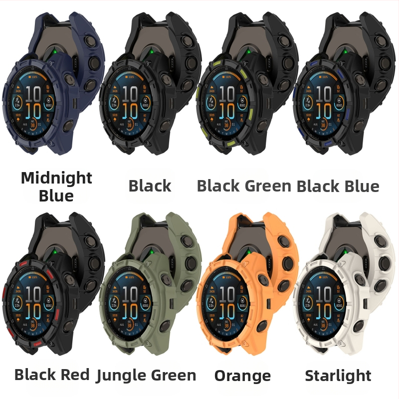 За Garmin Garmin Fenix8 Куха защитна обвивка Калъф за часовник Fenix8 Калъф Half Armor