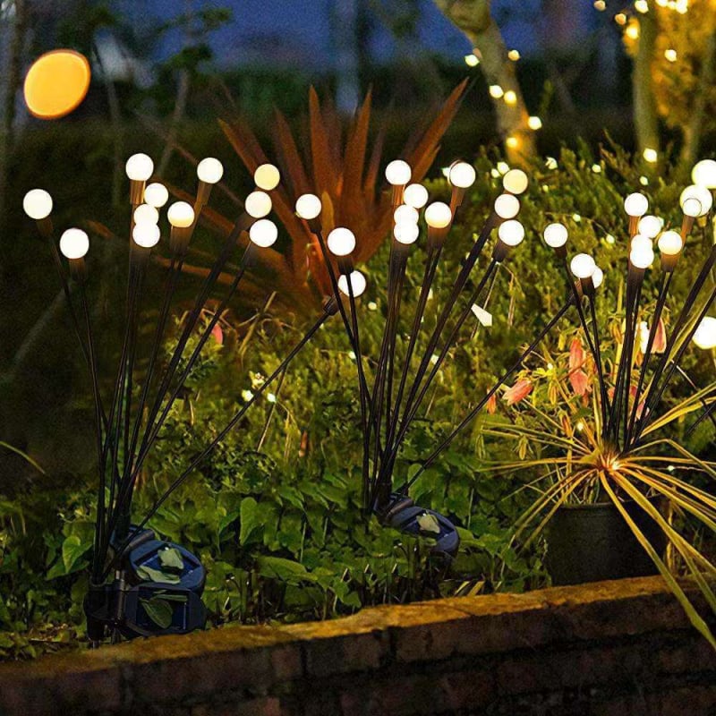 Трансгранична слънчева светлина Firefly Light led външна лампа низ градина пейзаж декорация атмосфера лампа за тревна площ