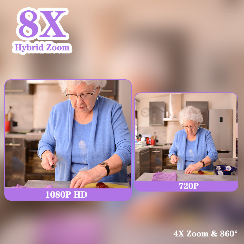 Saules Wifi kamera Mājas āra drošība Bezvadu novērošanas kamera Mobilais tālrunis Tālvadības augstas izšķirtspējas kamera