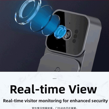 M10 bezvadu video durvju zvans ar 4,3 collu displeju, viedā divvirzienu domofona sistēma, video novērošana, pārrobežu izvēle