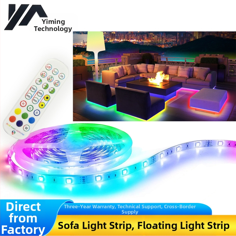 LED nutika mööbli valgusriba garderoobi kapp riputatud voodi e-spordi tuba arvutilaud dekoratiivne valgusriba RGBIC fantaasia