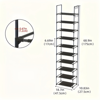 Temu piiriülene dropshipping kingariiul 10-kihiline magamistuba elutuba metallist majapidamistarbed lihtne multifunktsionaalne komplekt hoiuriiul lihtne