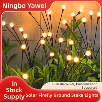 Päikeseenergial töötav jaanimardika õueala dekoratiivne valgus meduuside atmosfäärivalgusti pühadekiik maapistikuga aiavalgusti