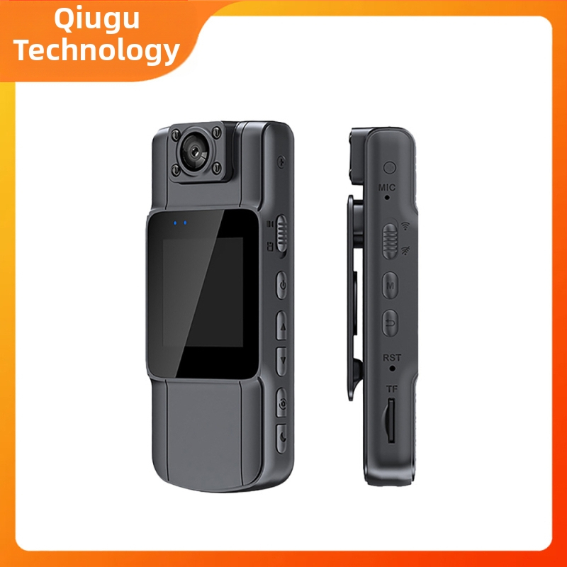 Viedā kamera 2K HD ar ekrāna konferences tiešraides ierakstītāju, nakts redzamības krūšu valkāšanas sporta āra kamera