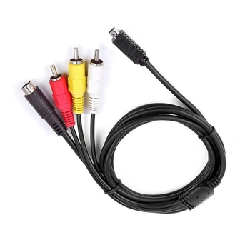 Tinka „Sony“ fotoaparatų AV vaizdo kabeliui VMC15FS10P, dviejų eilių S terminalo išvesties kabeliui