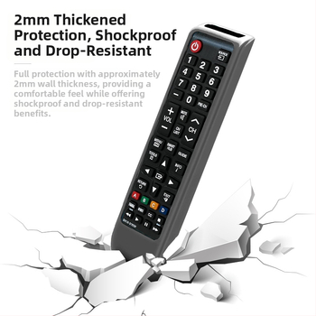 Taikoma „Samsung BN59“ serijos nuotolinio valdymo pultui, universaliam apsauginiam dangteliui, atspariam vandeniui, smūgiams, universaliam silikoniniam nuotolinio valdymo pulto dulkių dangteliui.