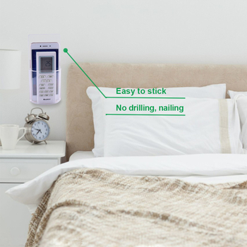 Αυτοκόλλητη θήκη στυλό για το σπίτι, τηλεχειριστήριο, επιτοίχια, κουτί αποθήκευσης, αυτοκόλλητο μπάνιου χωρίς τρυπήματα, χωρίς ίχνη
