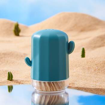 Δημιουργικό κουτί οδοντογλυφίδας Cactus, εξαιρετική οδοντογλυφίδα διπλής κεφαλής από φυσικό μπαμπού για το σπίτι, δημοφιλές κουτί ανεστραμμένης οδοντογλυφίδας