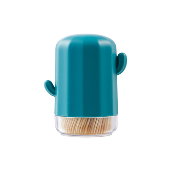 Δημιουργικό κουτί οδοντογλυφίδας Cactus, εξαιρετική οδοντογλυφίδα διπλής κεφαλής από φυσικό μπαμπού για το σπίτι, δημοφιλές κουτί ανεστραμμένης οδοντογλυφίδας