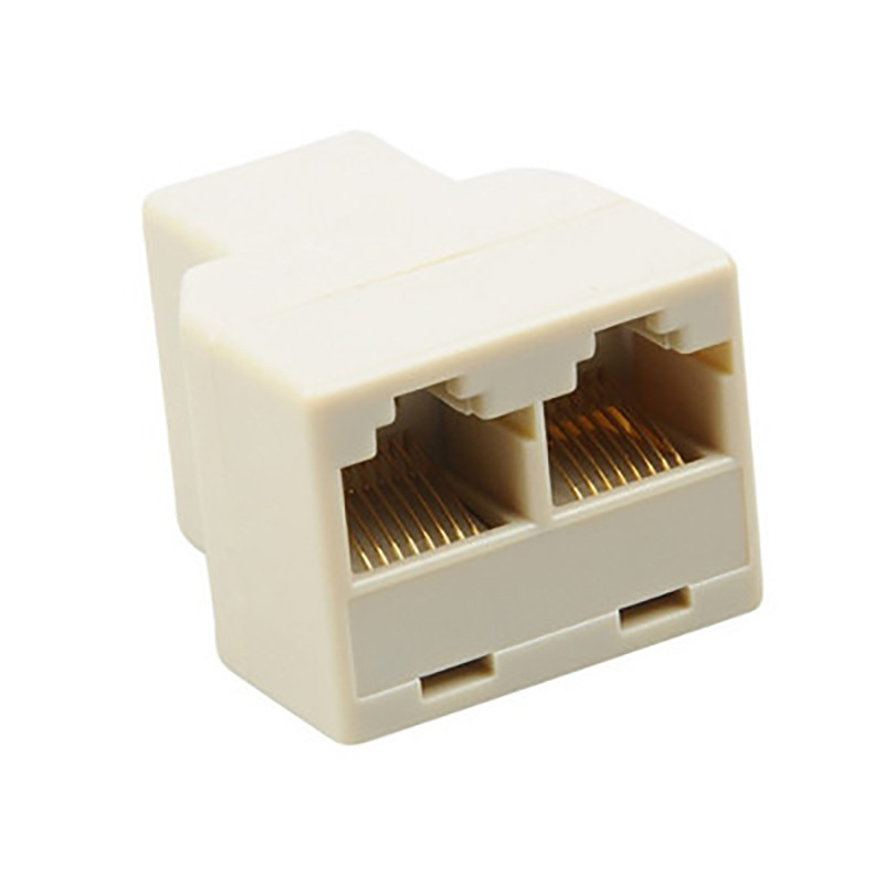 Конектор за мрежов кабел, адаптер за телефонна линия, удължител, докинг конектор, RJ45 Gigabit мрежов трипътен конектор, директен